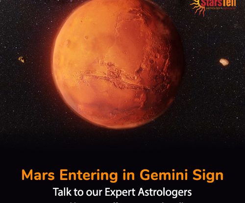 Mars Transit in Gemini Sign
