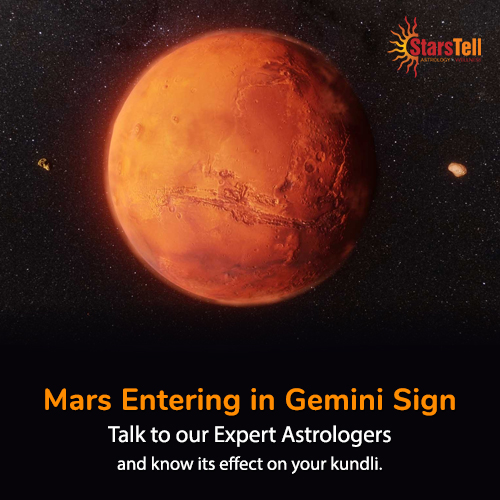 Mars Transit in Gemini Sign: Discover how this will impact you