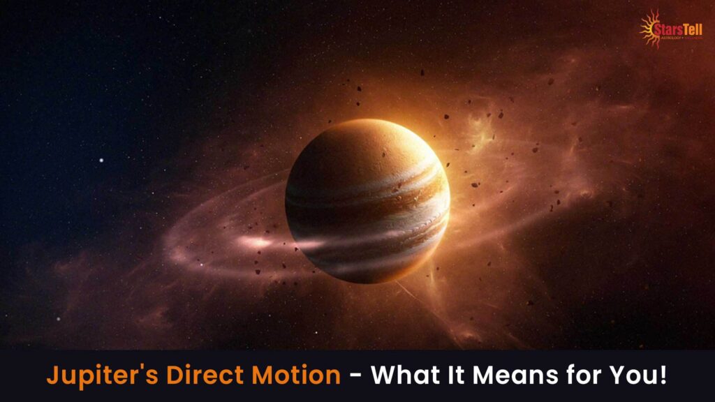 Direct Motion of Jupiter