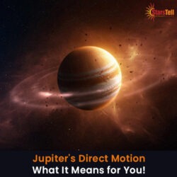 Direct Motion of Jupiter