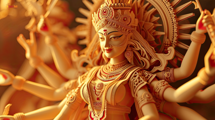 Shatchandi Path ritual performed to invoke Goddess Durga for protection, strength, and removal of life obstacles.