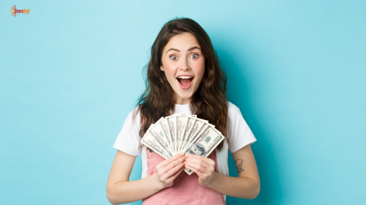 Numerology concept showing lucky birth dates linked to sudden money gains