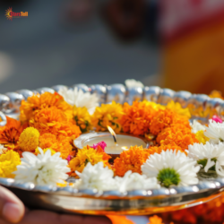 Devotees performing Lord Vishnu puja and fasting rituals during Padmini Ekadashi in Adhika Maas