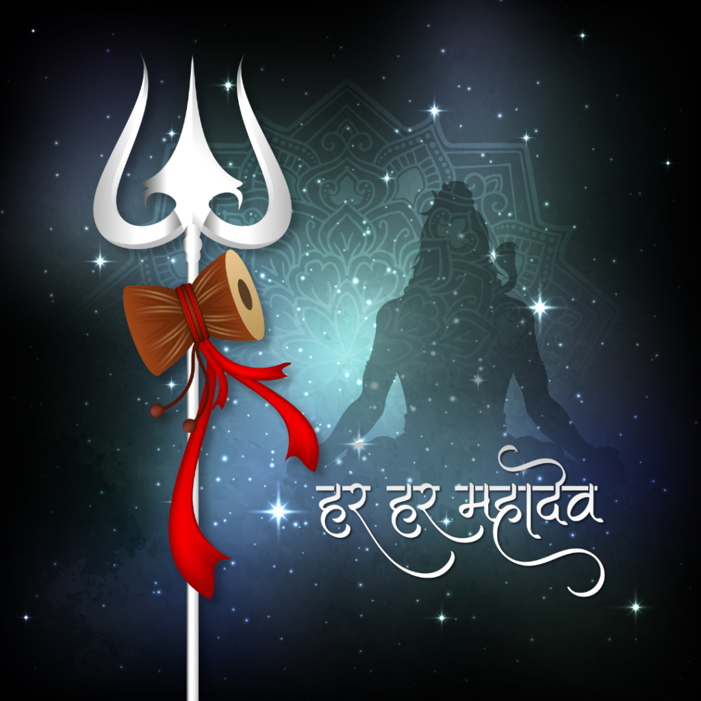 Shani Pradosh Vrat with lamps, flowers, and sacred rituals in a temple