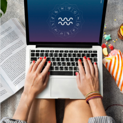 Astrologer analyzing a birth chart to identify career strengths, professional potential, and suitable career paths based on Vedic astrology.