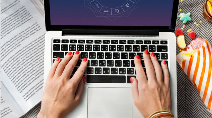 Astrologer analyzing a birth chart to identify career strengths, professional potential, and suitable career paths based on Vedic astrology.