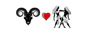 Love Compatibility of Aries & Gemini