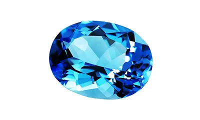 Topaz white or yellow or blue